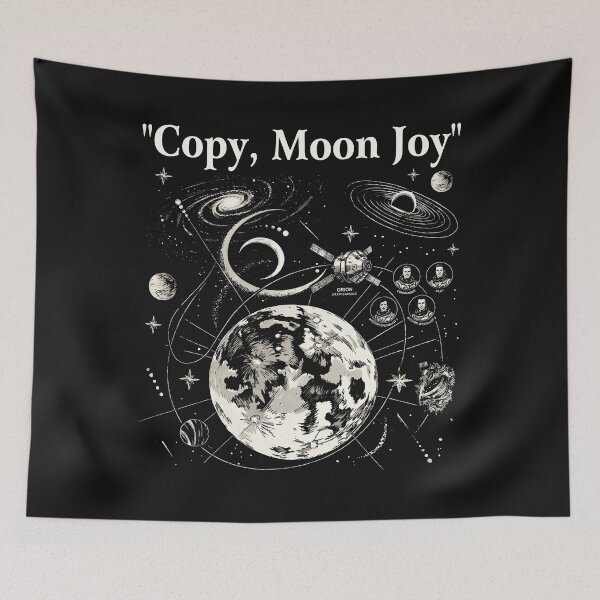 Item preview, Copy Moon Joy, Artemis II, Astro Space, Moon Joy, Humanity Returns to the Moon, Moon Joy designed and sold by StickLoveFamily.