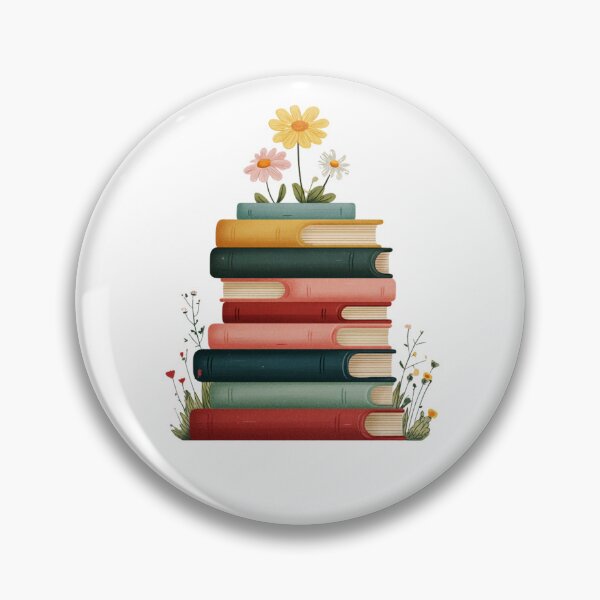 Item preview, Books and Flowers designed and sold by bubblyrainbow.