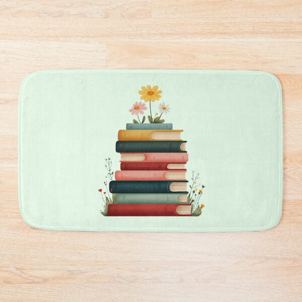 Item preview, Books and Flowers designed and sold by bubblyrainbow.