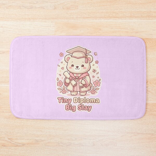 Item preview, Tiny Diploma Big Slay Cute Graduation Kawaii Mommy Bear designed and sold by Im-Ara.