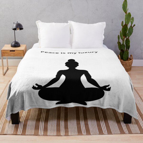 Item preview, Peace Is my luxury - Minimalist Meditation Yoga Design designed and sold by Mastalina99.