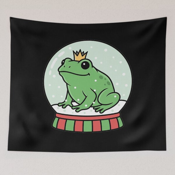 Item preview, Cute Frog Prince Snow Globe Royal King designed and sold by k3rstman1.