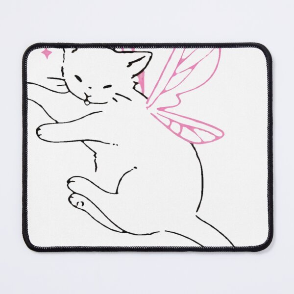 Item preview, Aesthetic Fairy Cat Sticker designed and sold by Cloverfoxxo.