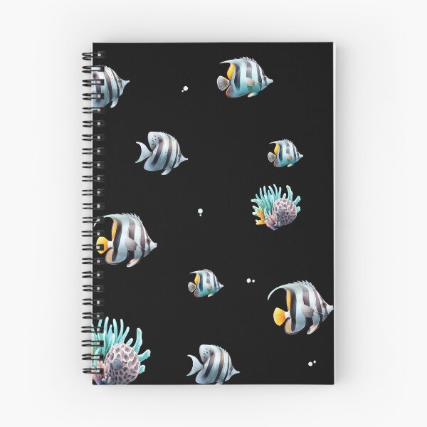 Aperçu de l'œuvre Motif de poissons tropicaux et de récifs coralliens créée et vendue par VikArt7.