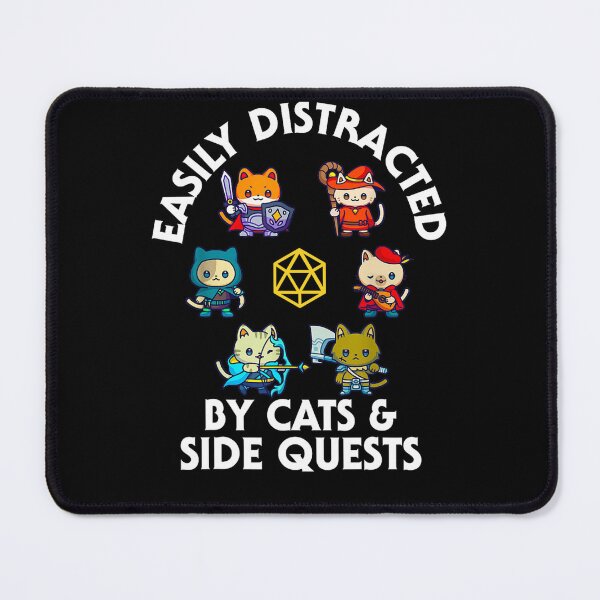 Item preview, RPG Gamer Cats Side Quest Funny Nerd Cat Gaming Humor designed and sold by alber-garnell.