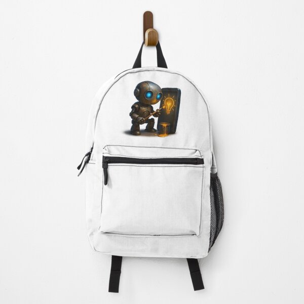Item preview, Friendly Robot Painting Idea – Creative Robot Illustration designed and sold by Yomere.