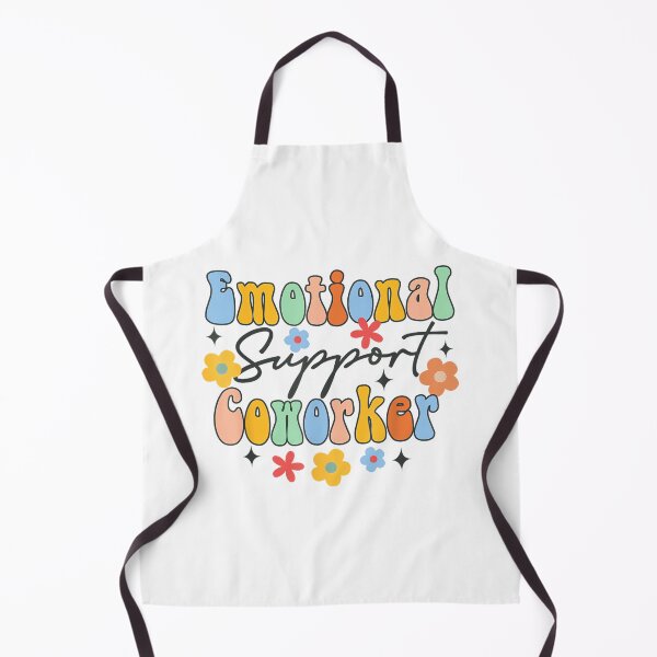 Item preview, Emotional Support Coworker Colleague Friends BFF Groovy designed and sold by MarkVHulings.