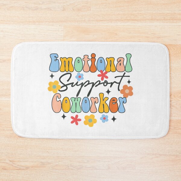 Item preview, Emotional Support Coworker Colleague Friends BFF Groovy designed and sold by MarkVHulings.