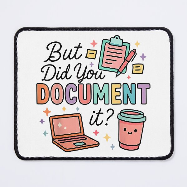 Item preview, Did You Document It Coworker Office Work Humor Employee designed and sold by MarkVHulings.