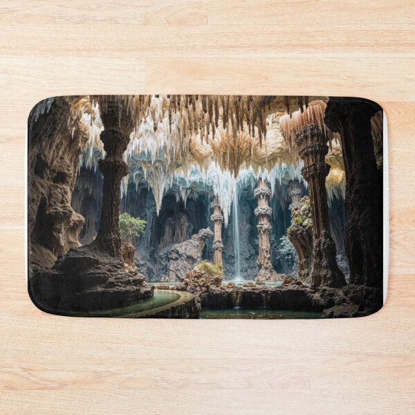 Item preview, Lost Cave Oasis – Magical Underground World Art designed and sold by EchoWave11.