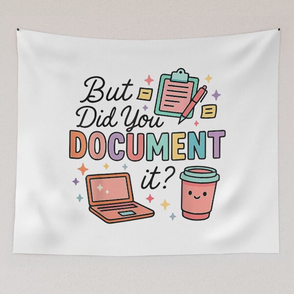 Item preview, Did You Document It Coworker Office Work Humor Employee designed and sold by MarkVHulings.