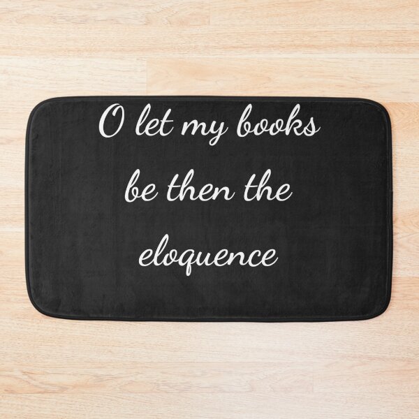 Item preview, "O let my books be then the eloquence" - handwriting white designed and sold by ariksworld.
