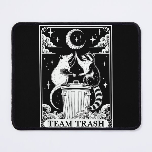 Item preview, Team Trash Opossum and Raccoon High Five Moon Tarot Card Aesthetic designed and sold by JiscoRomanela.