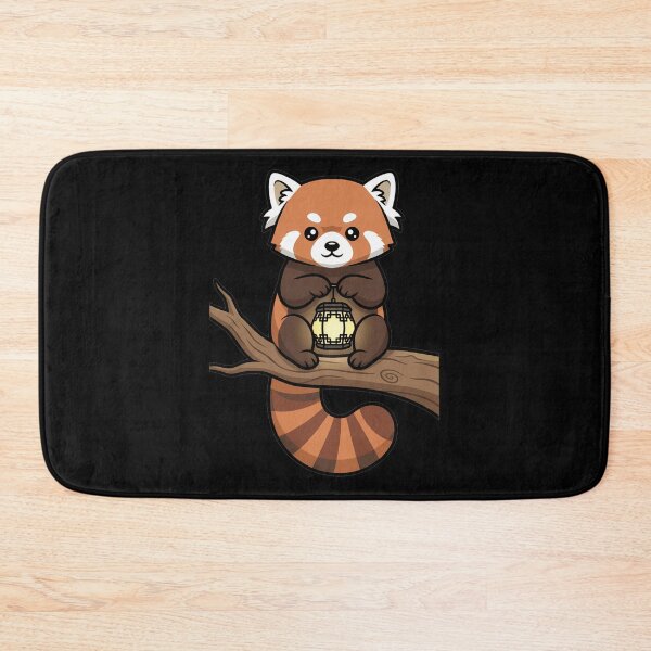 Item preview, Cute Red Panda Holding Glowing Lantern designed and sold by k3rstman1.