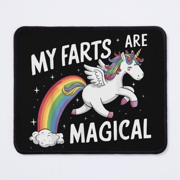 Item preview, My Farts Are Magical Funny Unicorn Rainbow Wings Sparkly Star Graphic designed and sold by JiscoRomanela.