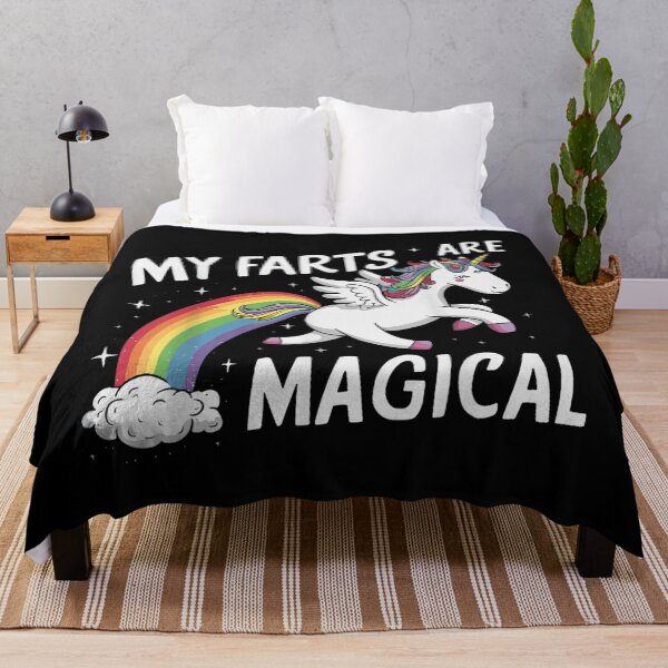 Item preview, My Farts Are Magical Funny Unicorn Rainbow Wings Sparkly Star Graphic designed and sold by JiscoRomanela.