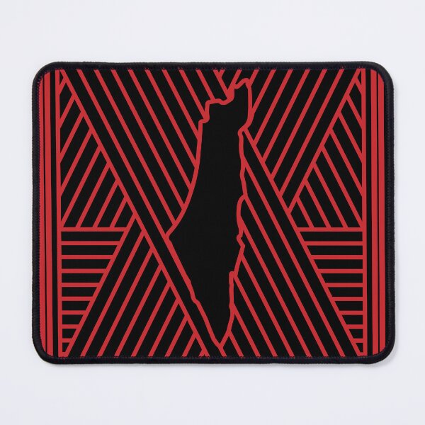 Item preview, Palestinian Map Pattern Design All Freedom Roads Lead to Palestine -red designed and sold by Hurriyyatee.
