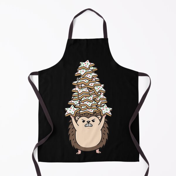 Item preview, Angry Hedgehog Holding Christmas Cookie Stack designed and sold by k3rstman1.