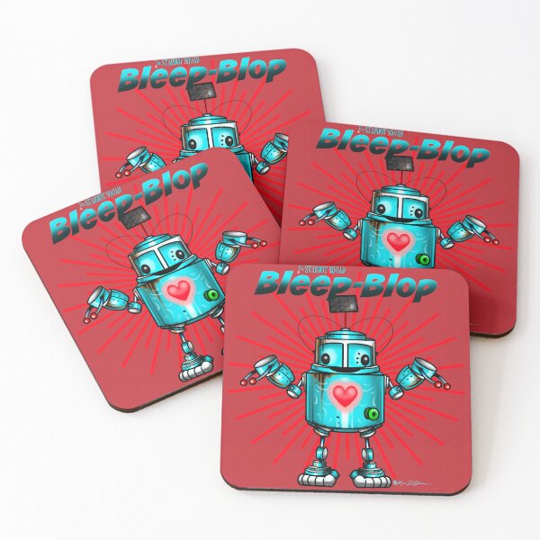 Item preview, StarBot squad: Imajenn bleep blop designed and sold by MetroINKbooks.