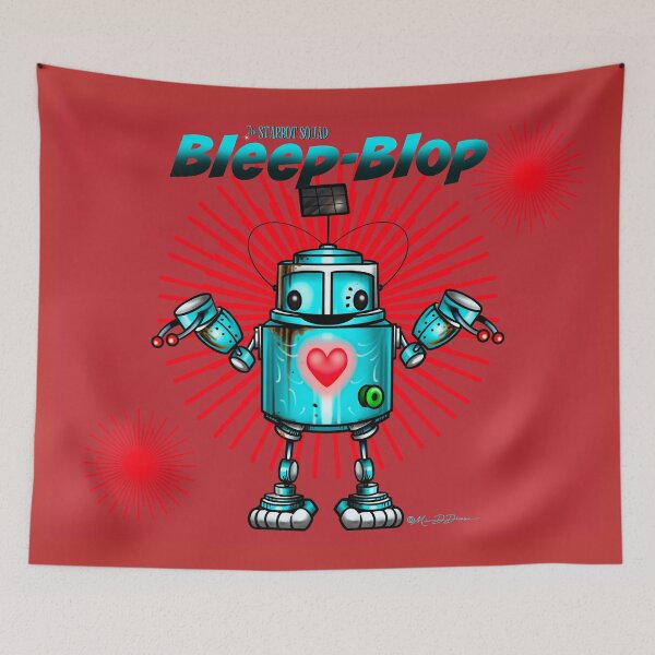Item preview, StarBot squad: Imajenn bleep blop designed and sold by MetroINKbooks.
