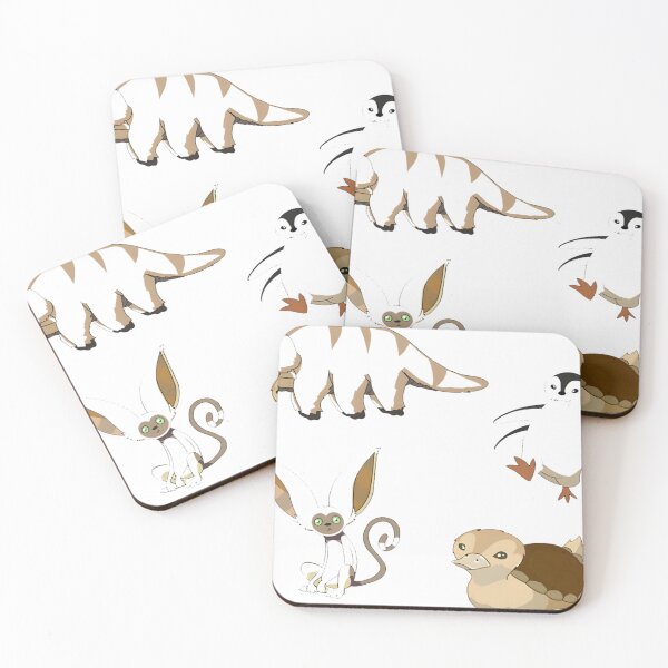 Item preview, Avatar Animals Sticker Pack Sticker designed and sold by Cloverfoxxo.