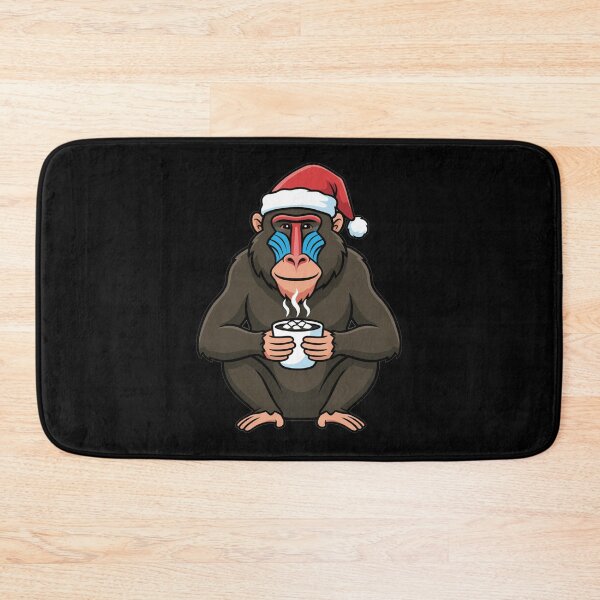 Item preview, Christmas Mandrill Santa Hat Hot Chocolate Cocoa designed and sold by k3rstman1.
