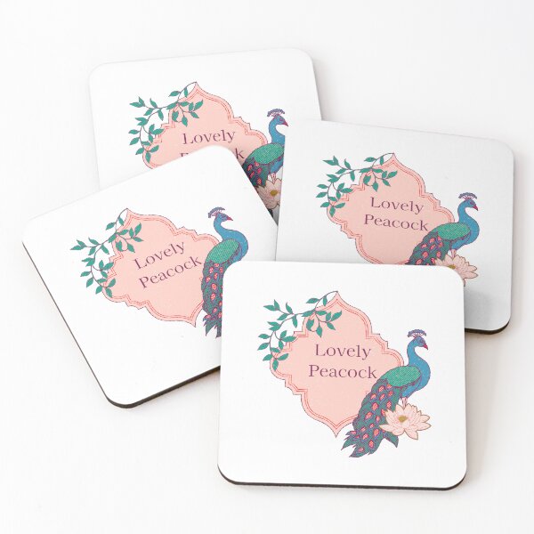 Item preview, Lovely Peacock Floral Vintage Illustration designed and sold by MahiDigitalArts.