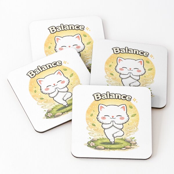 Item preview, Balance Yoga Cat designed and sold by AlvelinaCP.