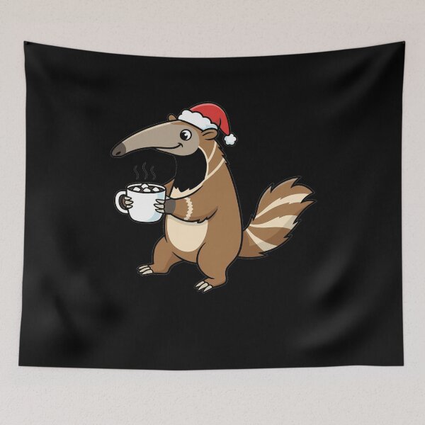 Item preview, Festive Anteater Christmas Hot Chocolate Cartoon designed and sold by k3rstman1.
