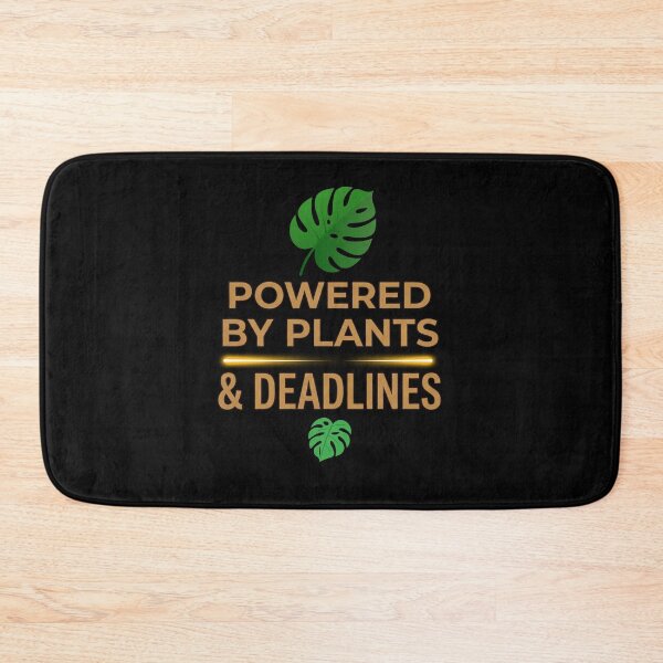 Item preview, Powered by Plants and Deadlines Funny Graduation Plant Mom 2026 designed and sold by Im-Ara.