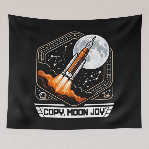 Item preview, Copy Moon Joy, Artemis II, Astro Space, Moon Joy, Humanity Returns to the Moon, Moon Joy designed and sold by StickLoveFamily.