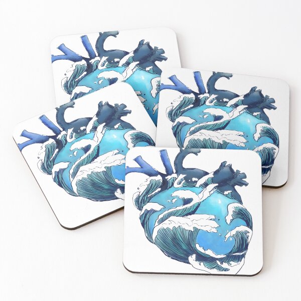 Item preview, Beneath the Waves Sticker designed and sold by Cloverfoxxo.
