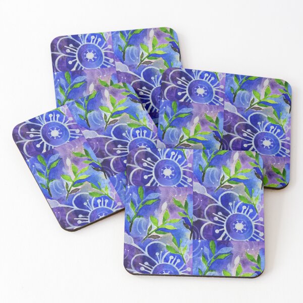 Item preview, Batik-Inspired Dreamy Flower designed and sold by Electrasquidy.