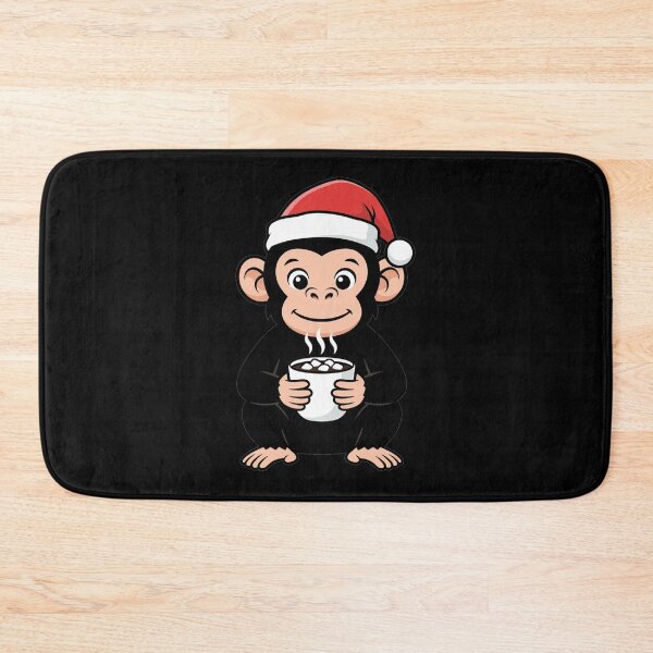 Item preview, Cute Christmas Monkey Drinking Hot Cocoa designed and sold by k3rstman1.