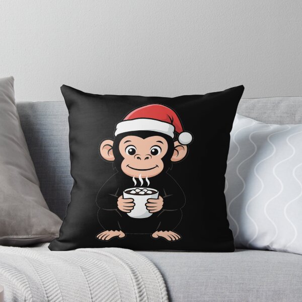 Item preview, Cute Christmas Monkey Drinking Hot Cocoa designed and sold by k3rstman1.