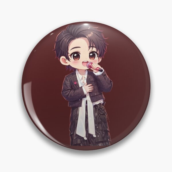 Item preview, Cute Jin BTS Chibi Fan Art – Worldwide Handsome Cartoon Aesthetic Design designed and sold by Feminine Energy Studio .