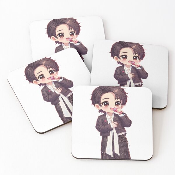Item preview, Cute Jin BTS Chibi Fan Art – Worldwide Handsome Cartoon Aesthetic Design designed and sold by Feminine Energy Studio .