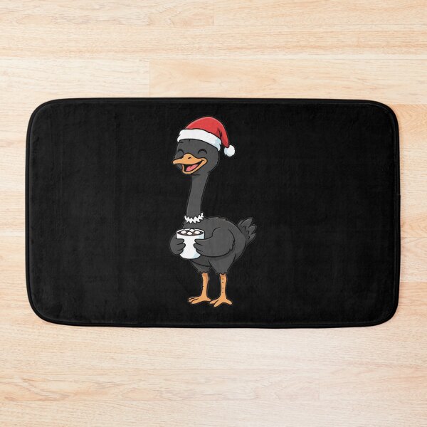 Item preview, Cute Christmas Ostrich Santa Hat Hot Cocoa designed and sold by k3rstman1.