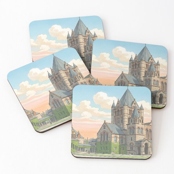 Item preview, Trinity Church Boston Architecture - Sunset Scene designed and sold by NeowArtStudio.
