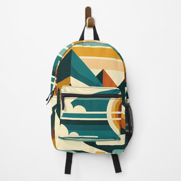Item preview, Geometric Mountain Sunset Horizon designed and sold by InkSmithery.