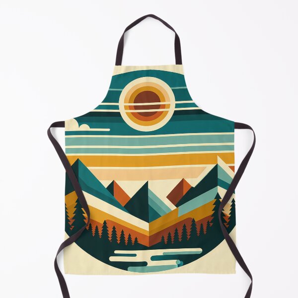 Item preview, Geometric Mountain Sunset Horizon designed and sold by InkSmithery.