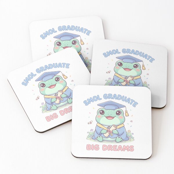 Item preview, Smol Graduate Big Dreams Cute Frog Graduation Kawaii Aesthetic designed and sold by Im-Ara.