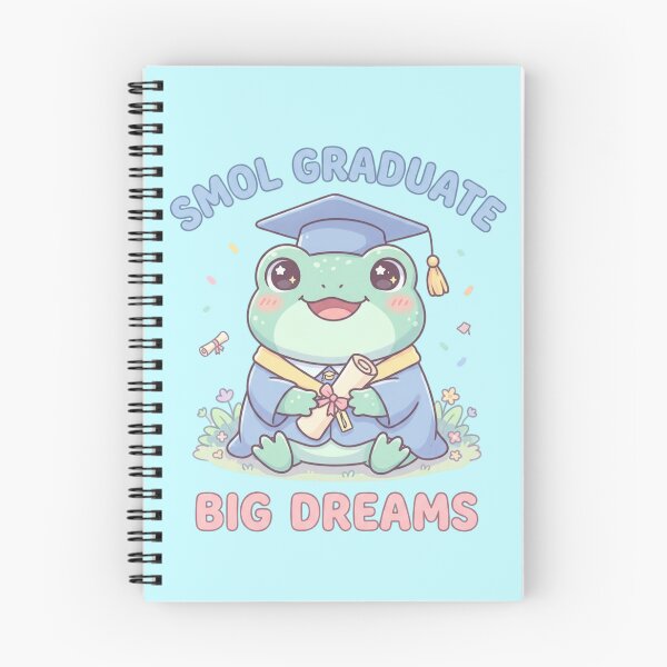 Item preview, Smol Graduate Big Dreams Cute Frog Graduation Kawaii Aesthetic designed and sold by Im-Ara.