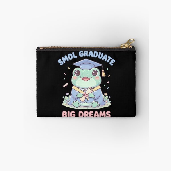 Item preview, Smol Graduate Big Dreams Cute Frog Graduation Kawaii Aesthetic designed and sold by Im-Ara.