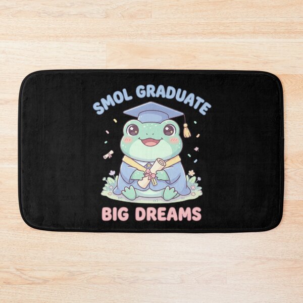 Item preview, Smol Graduate Big Dreams Cute Frog Graduation Kawaii Aesthetic designed and sold by Im-Ara.