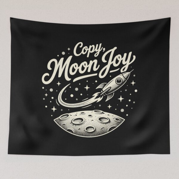 Item preview,  Copy Moon Joy, Artemis II, Astro Space, Moon Joy, Humanity Returns to the Moon, Moon Joy designed and sold by StickLoveFamily.