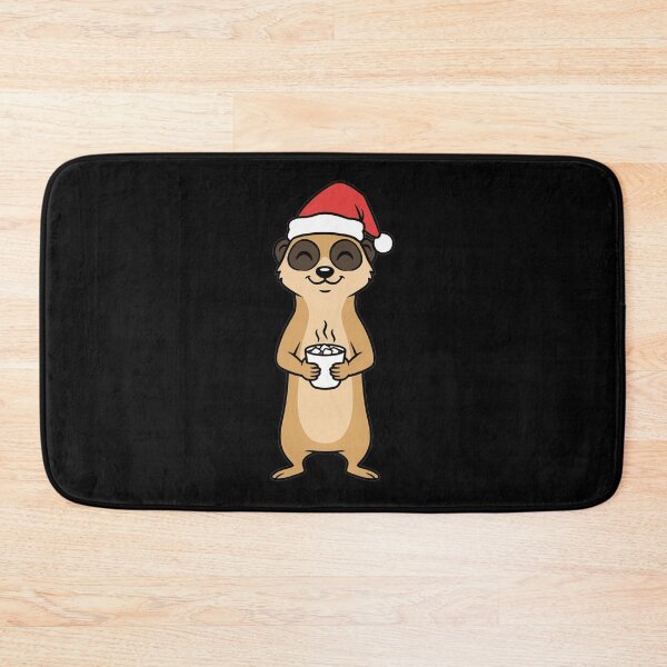 Item preview, Cozy Christmas Meerkat Drinking Hot Cocoa designed and sold by k3rstman1.