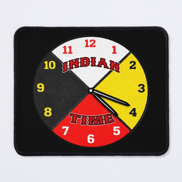 Item preview, Indian Time Clock Color Wheel Humor Design designed and sold by SeriouslyArtistical.