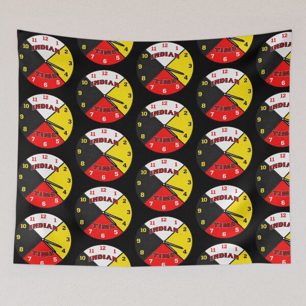 Item preview, Indian Time Clock Color Wheel Humor Design designed and sold by SeriouslyArtistical.