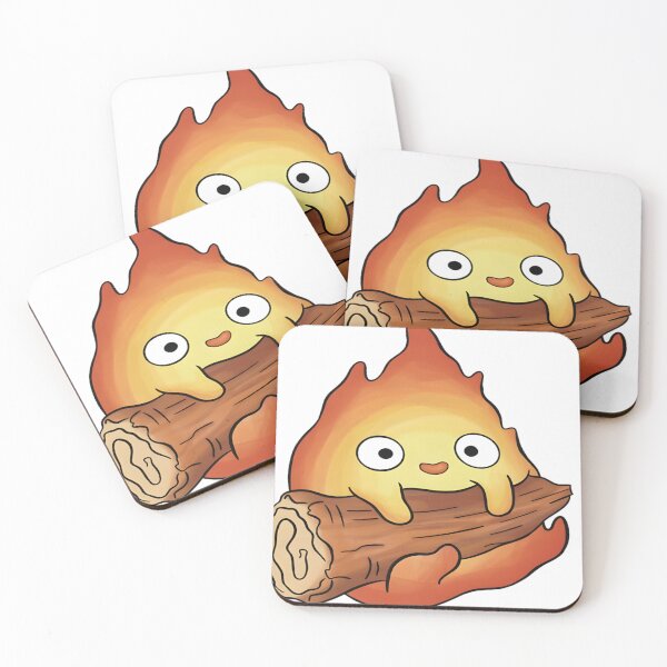 Item preview, Calcifer Sticker designed and sold by Cloverfoxxo.